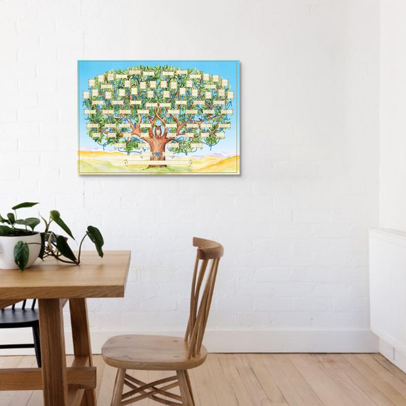 Tabla de árbol familiar rellen - Family Tree Print reseña y precio